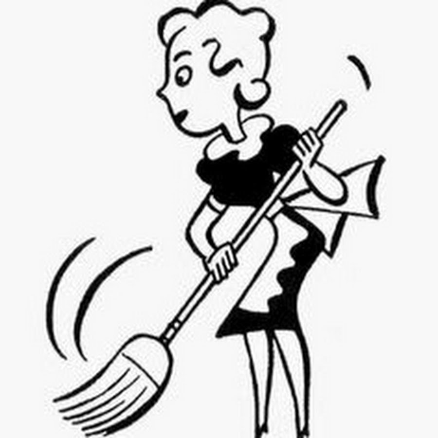 Уборщик иллюстрация