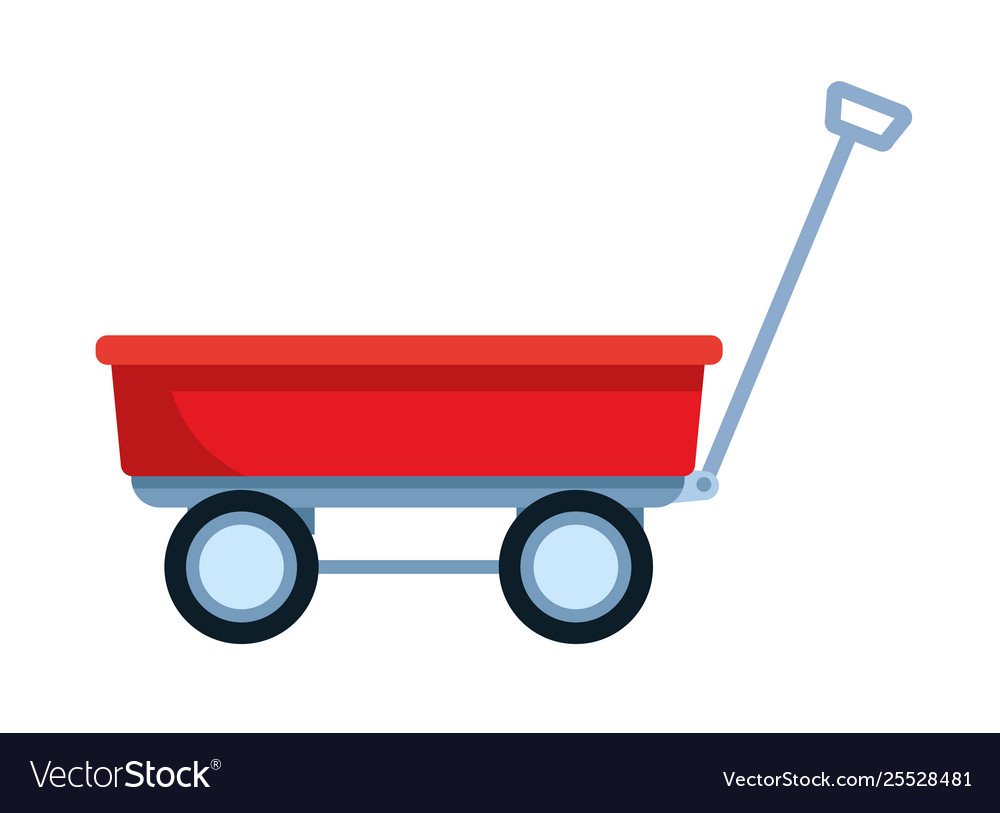 Тележка картинка для детей на прозрачном фоне