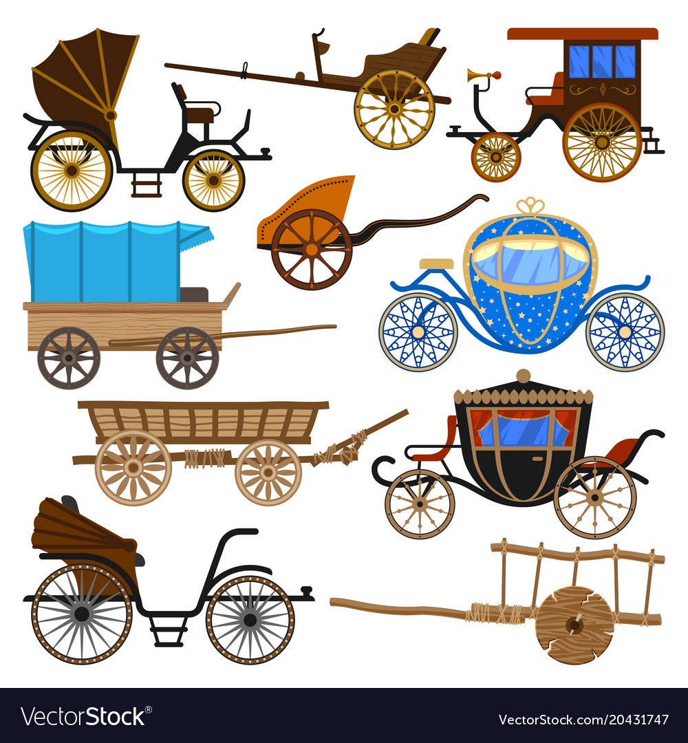 Векторные колесо кареты