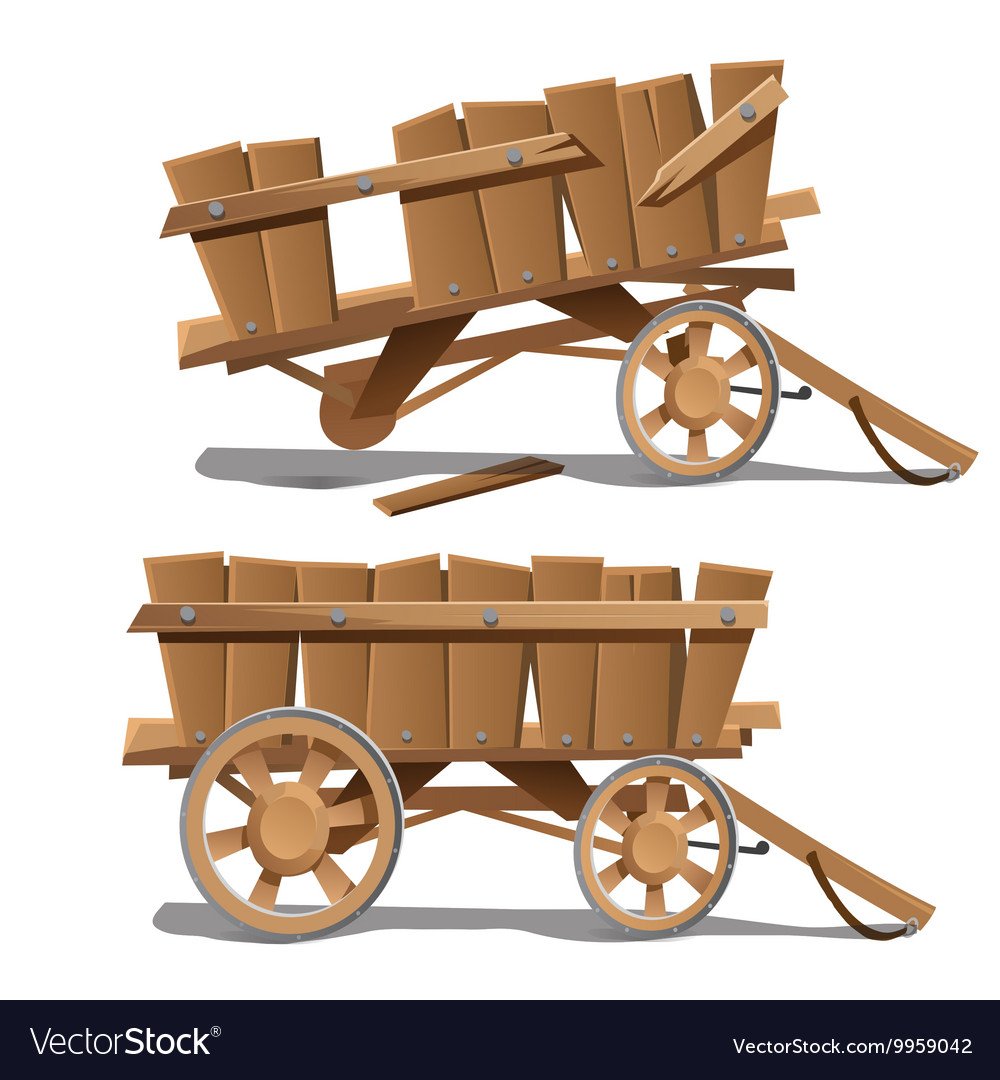 Телега мультяшная