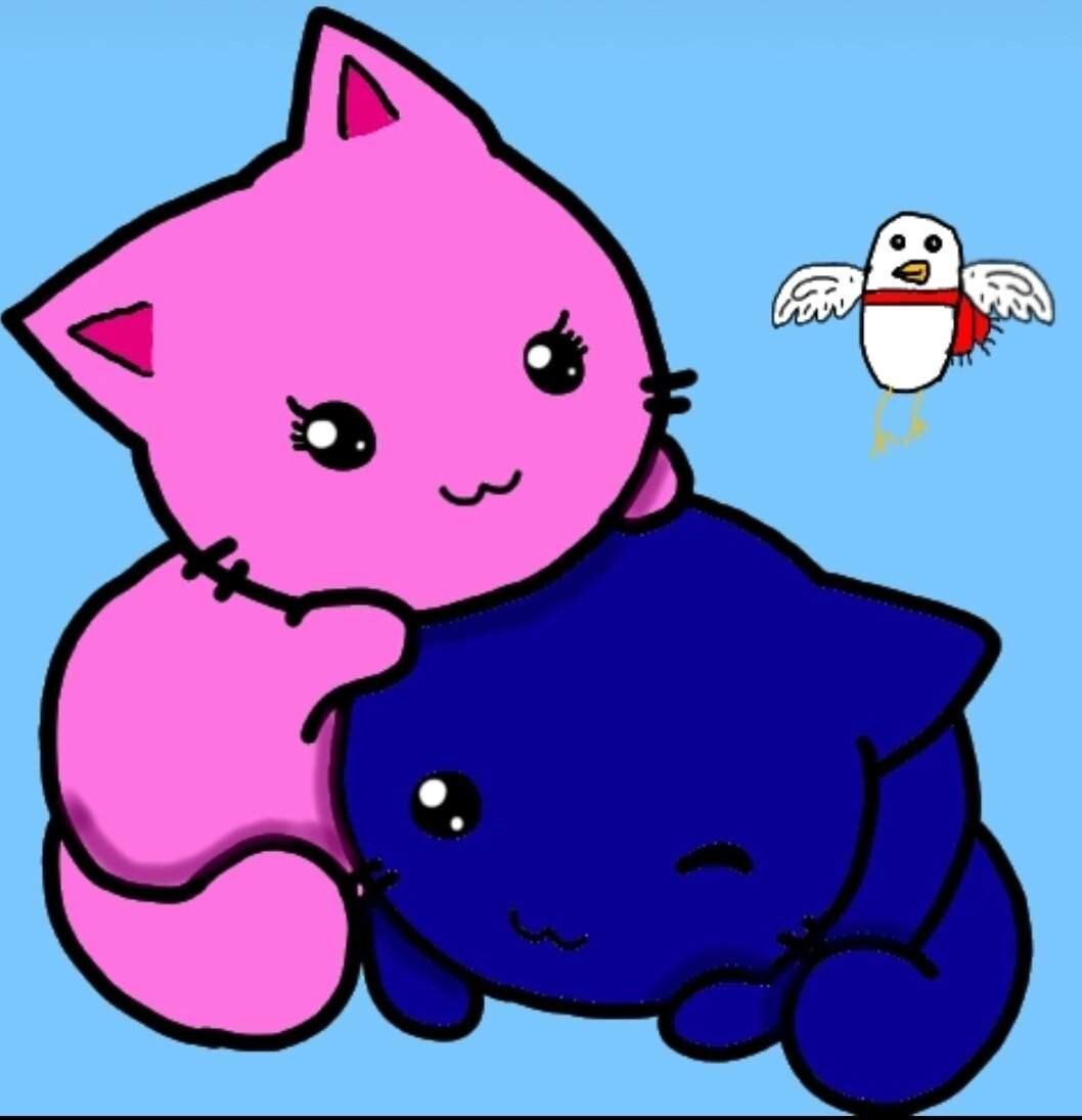 Кошка Лана и кот Лео