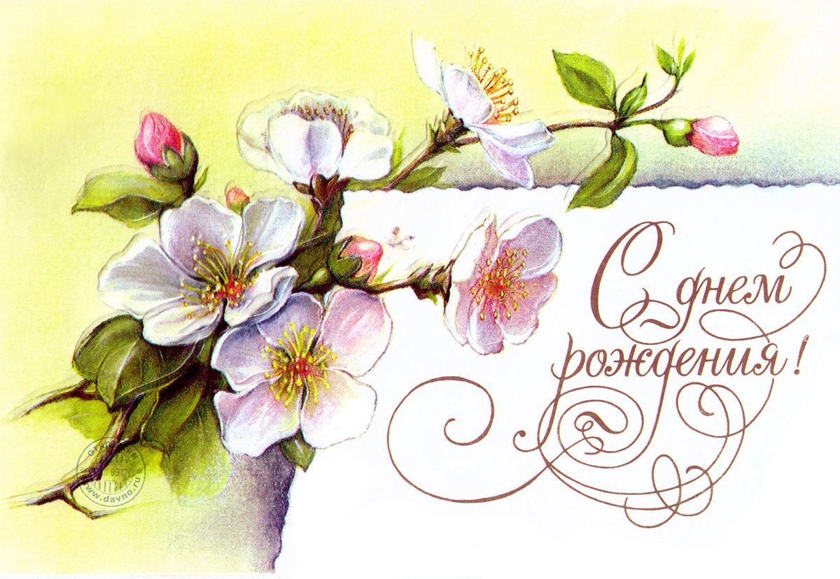 С днём рождения девушке