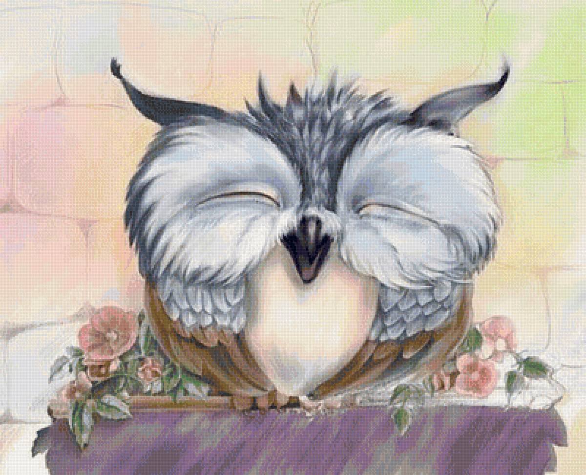 Открытка Сова