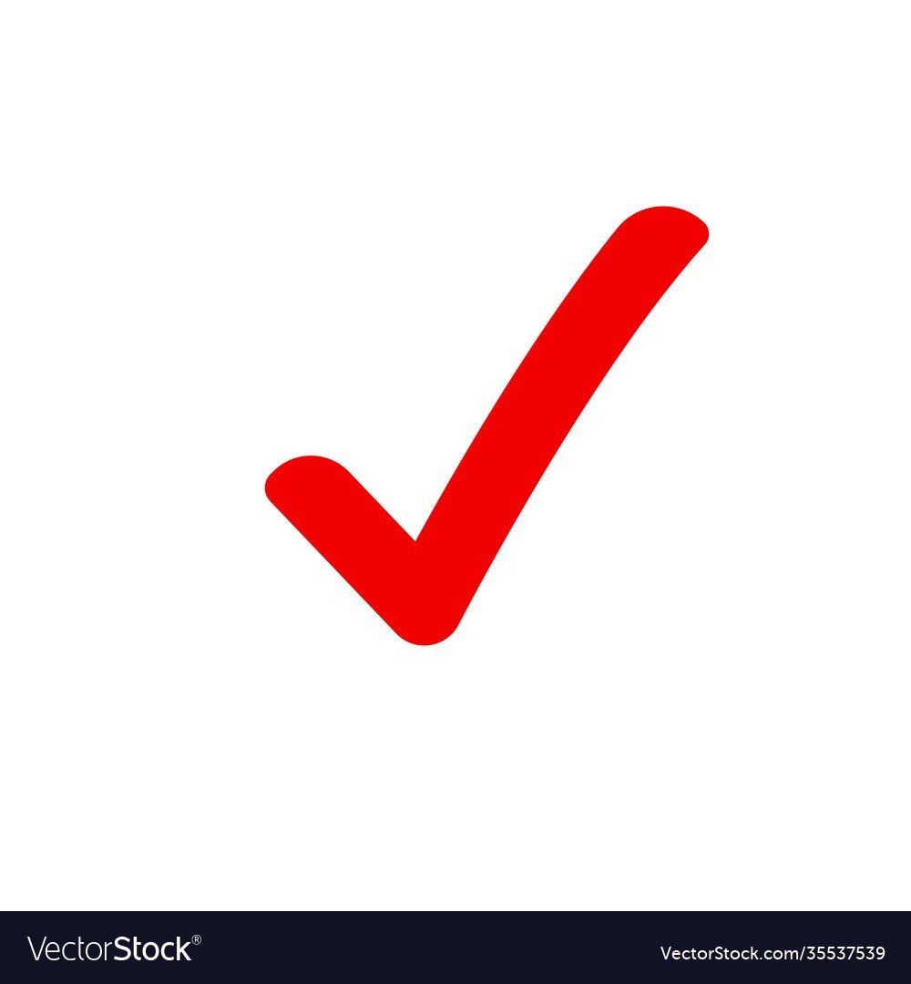 Красная галочка