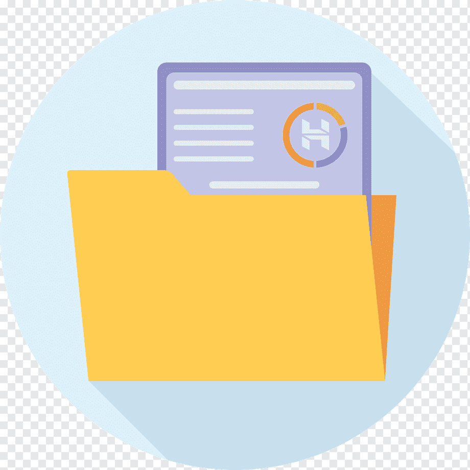 Папки разноцветные значок