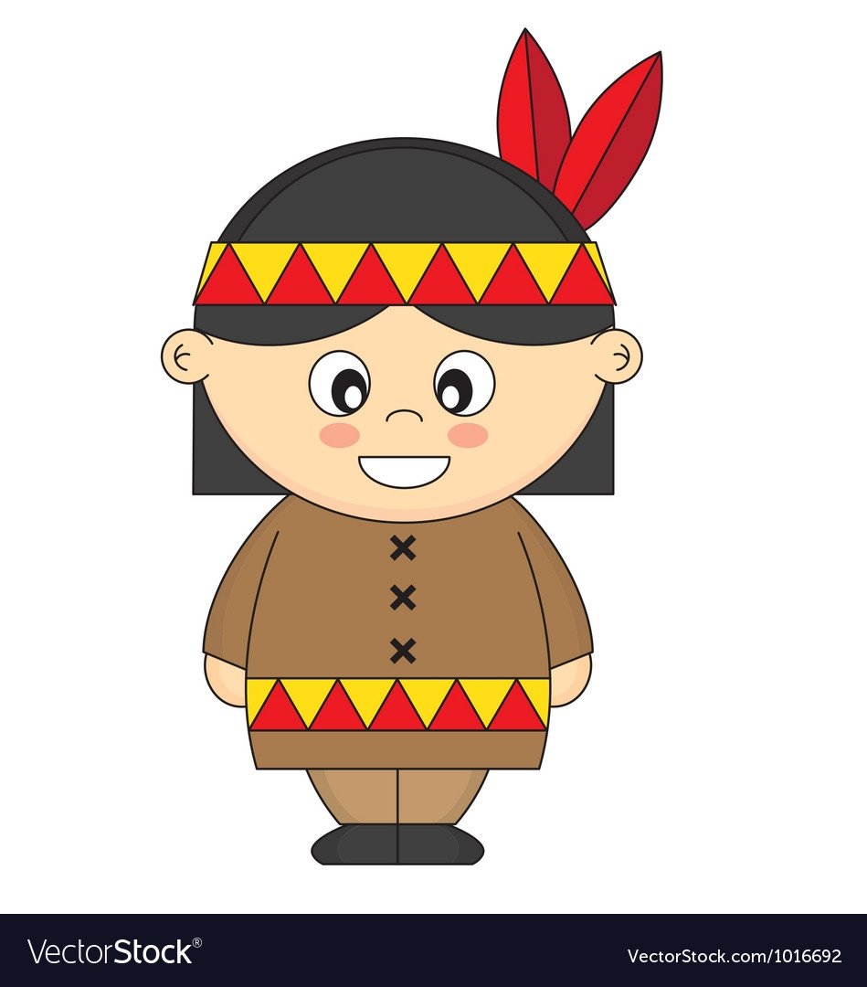 Индеец картинка для детей