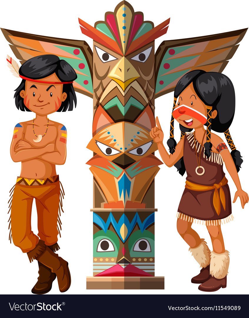 Индеец картинка для детей