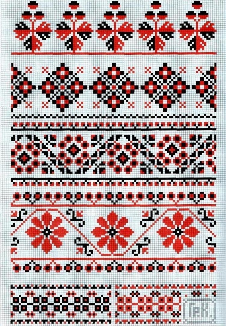 Рушники кубанских Казаков орнамент