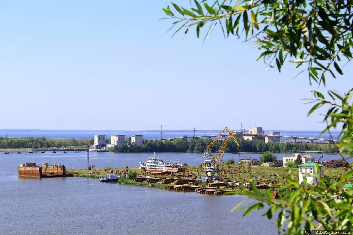 Река Волга Городец