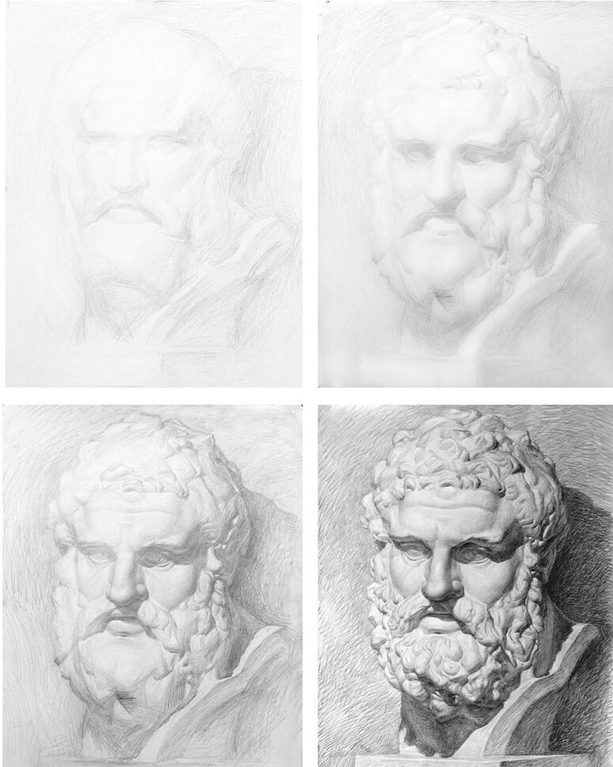 Сократ Академический рисунок