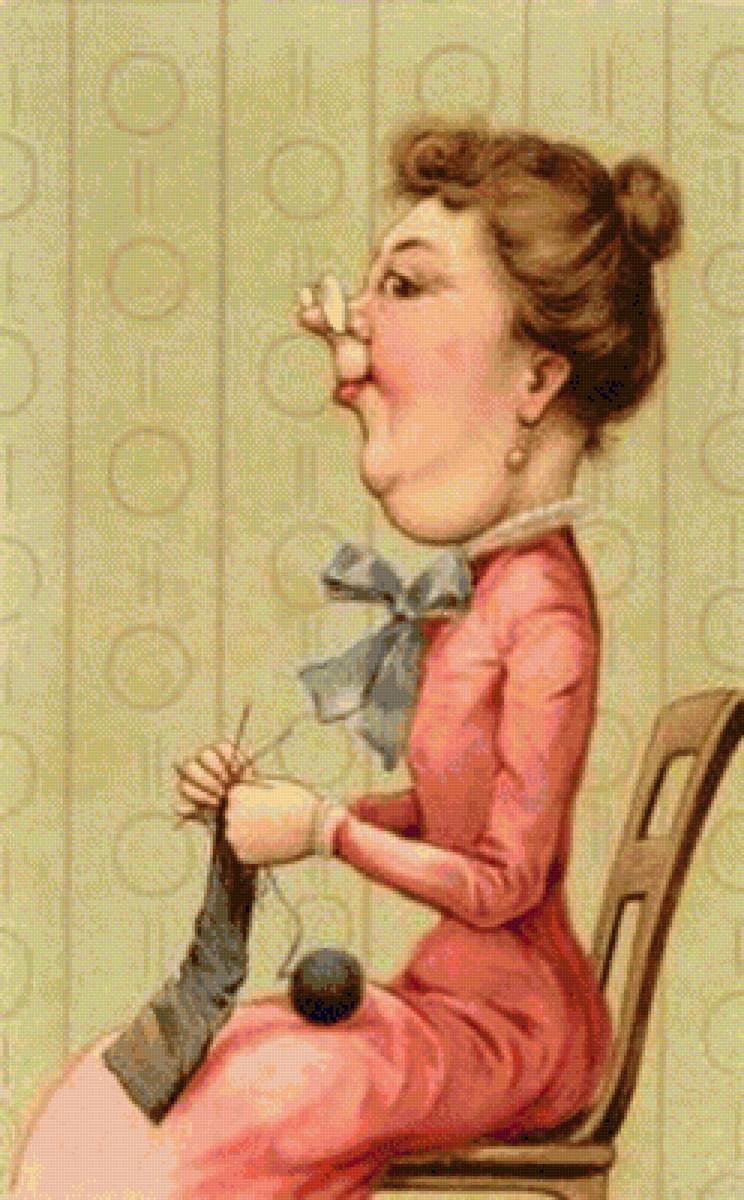 Тетушка рисунок