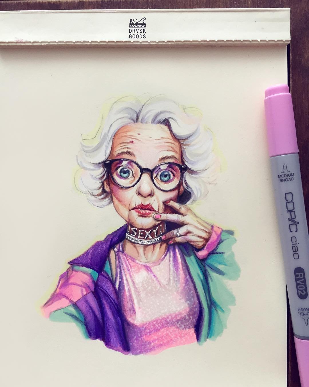 Айрис Апфель в стиле поп арт