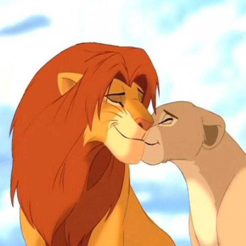 Король Лев Симба и Нала