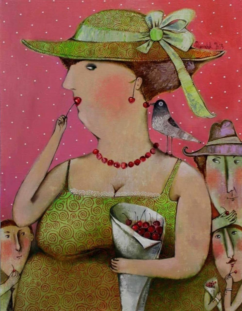 Бабушка в очках из мультика