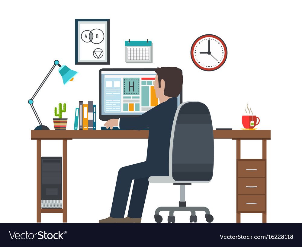 Порядок на рабочем месте рисунок