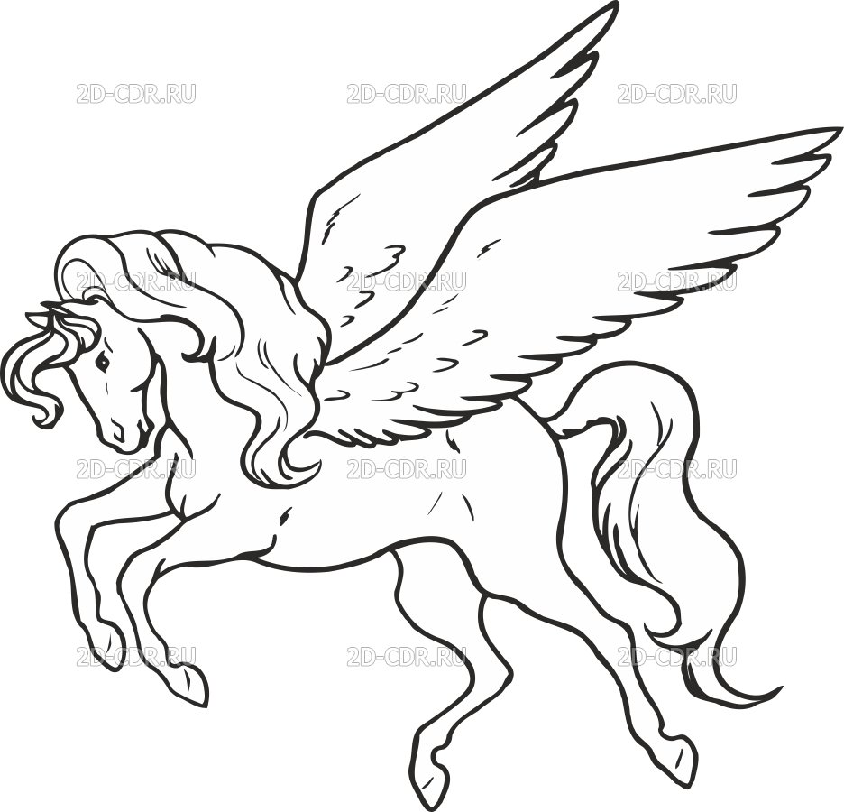 Разукрашки пегасы Единороги