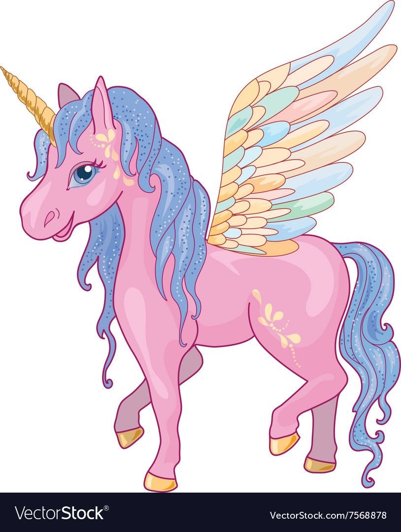 Единорожка с крыльями