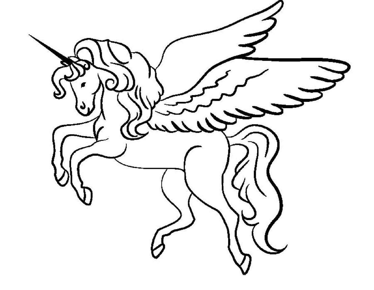 Единорог рисунок