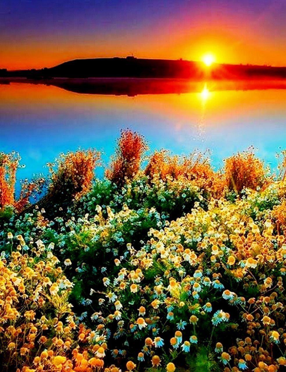 Рассвет в горах