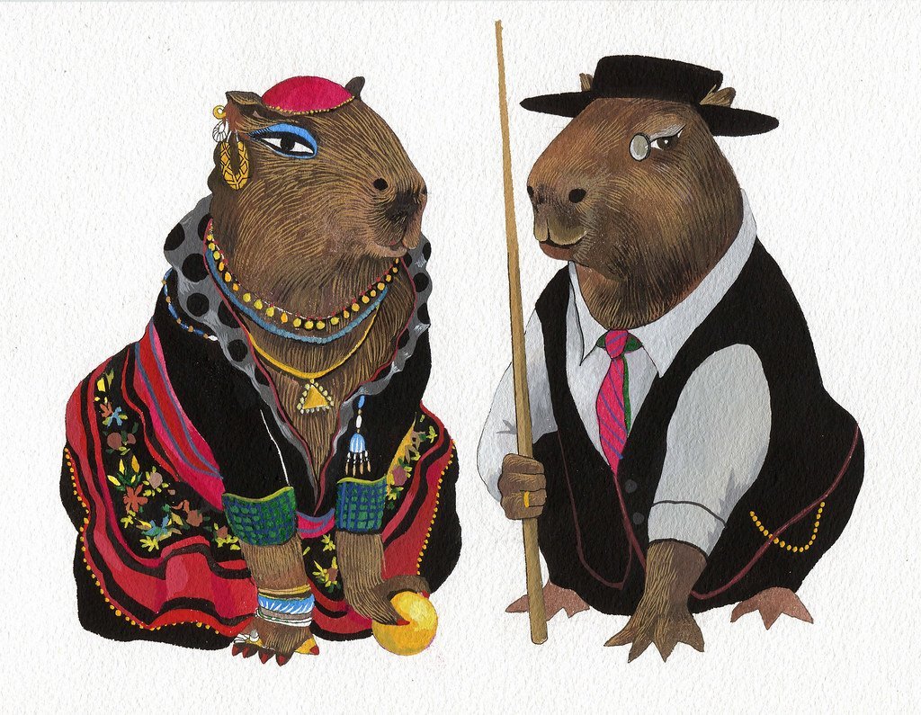 Арты с Капибарами