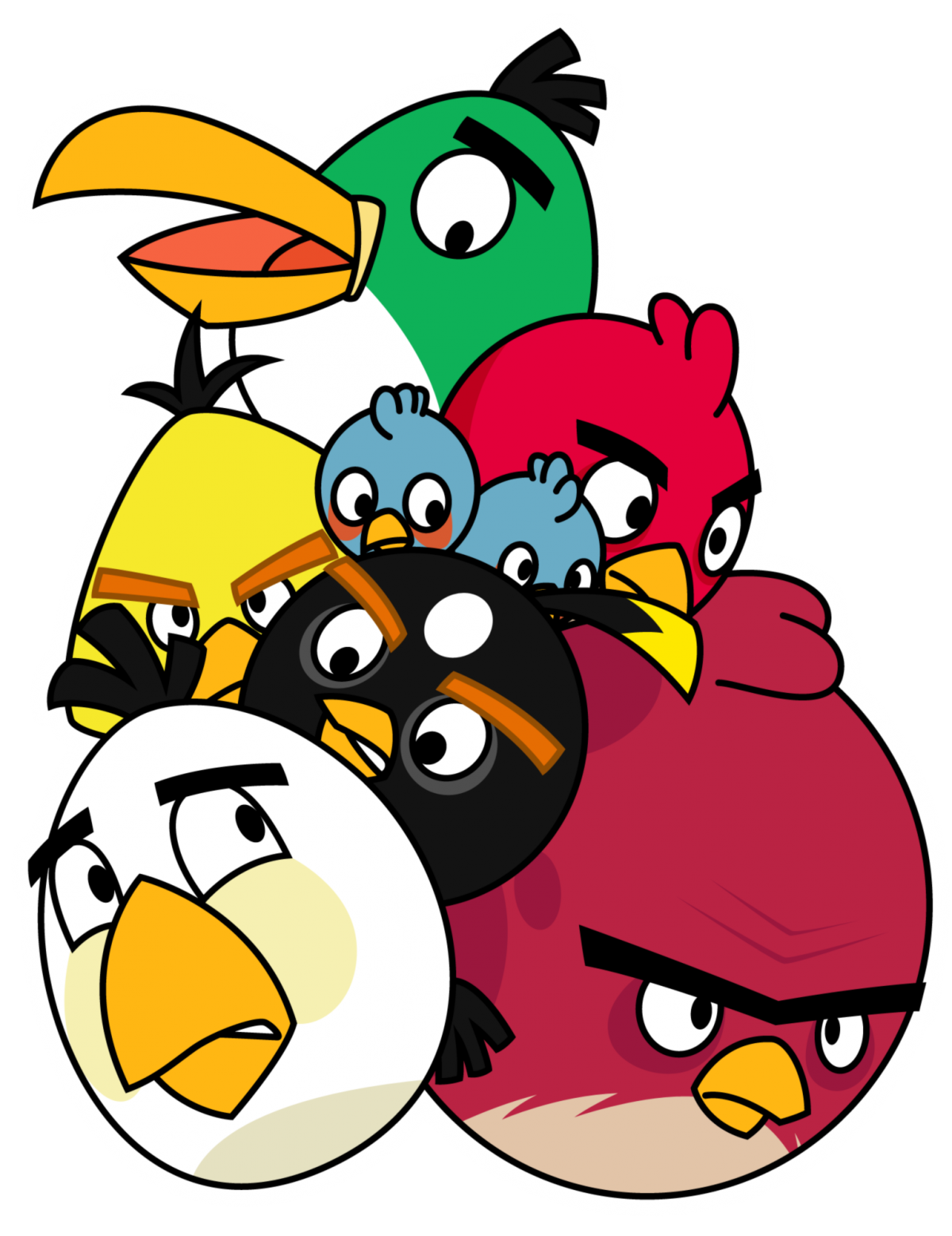 Фиолетовая птичка из Angry Birds