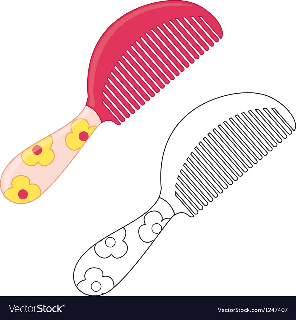 Расческа для раскрашивания