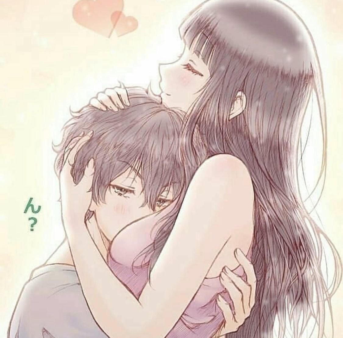 Непорочная девушка аниме поцелуй