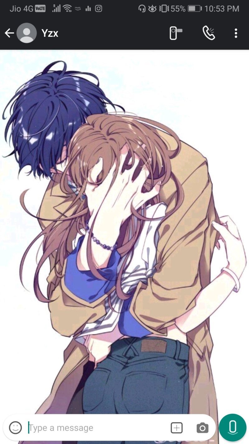 Аниме объятия