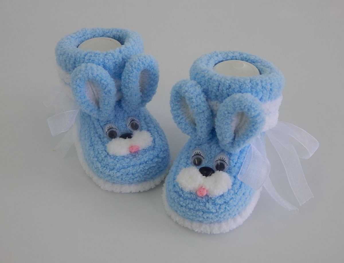 Пинетки Джентельменчики спицами