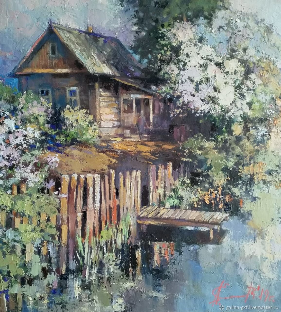 Деревня весной картинки