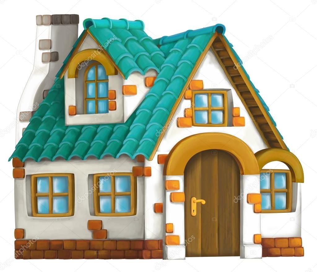 Красный домик для гласных