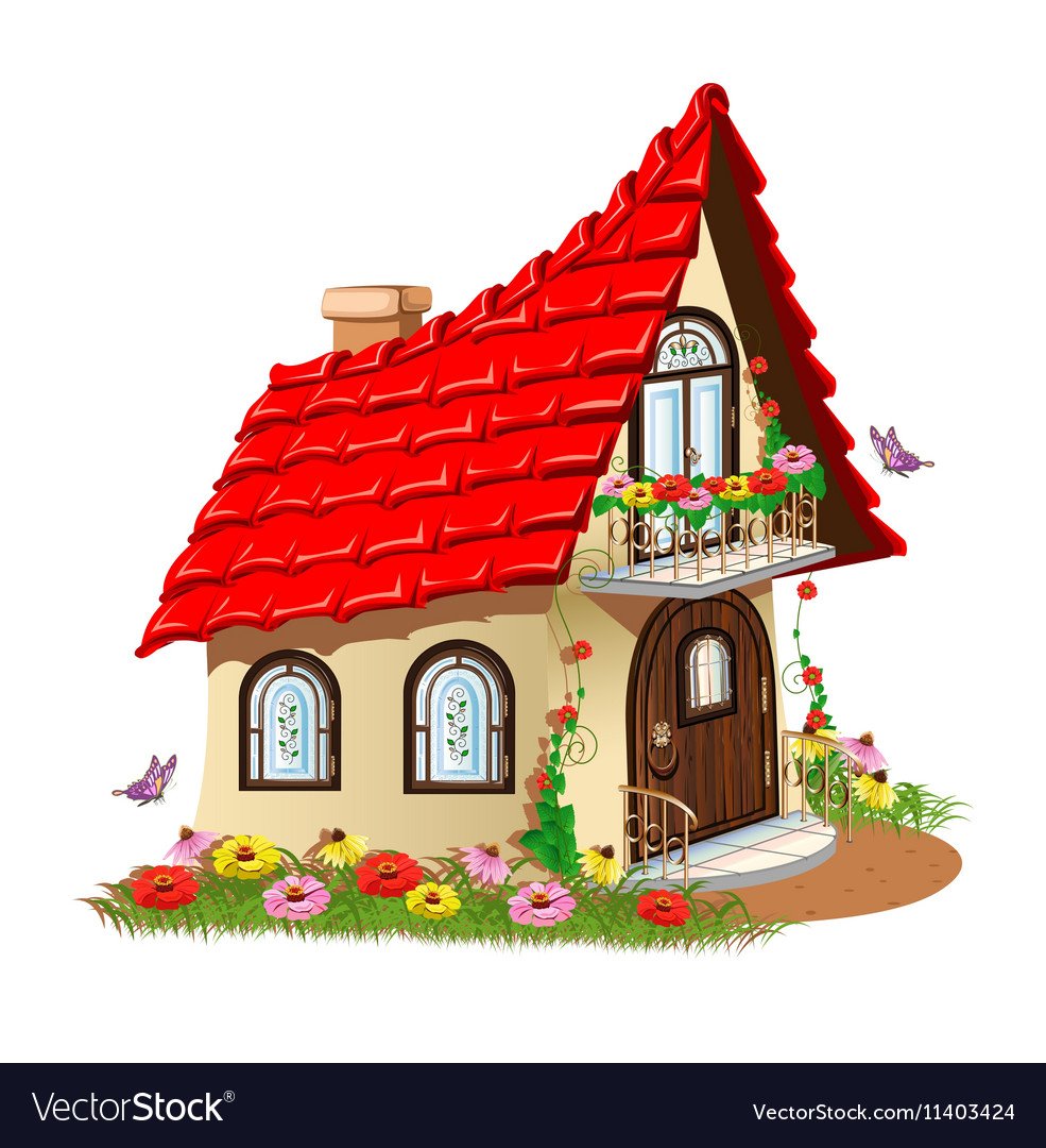 Домик из мультика