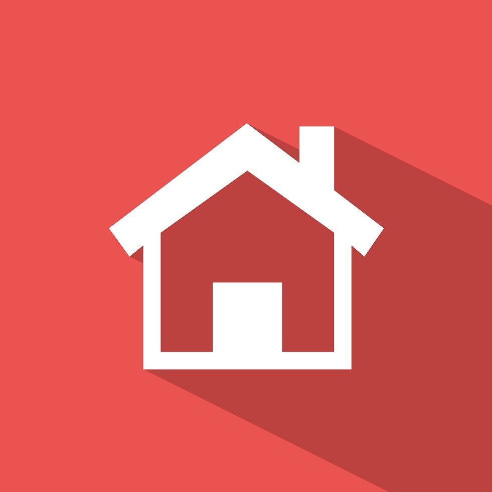 Розовый дом без фона