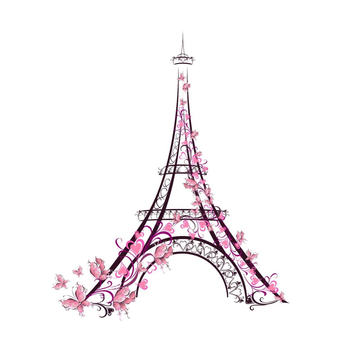 Эльфелевая башня Париж рисунок