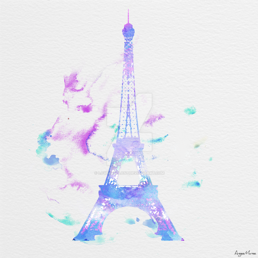 Эльфелева башня тату
