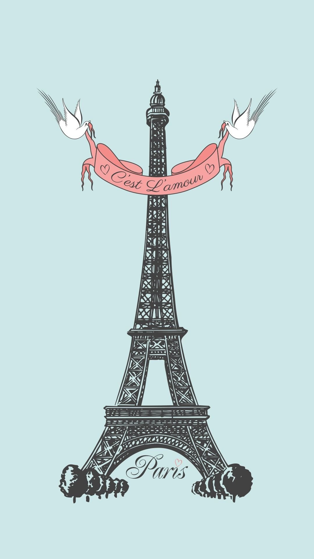 Стилизованная Эйфелева башня