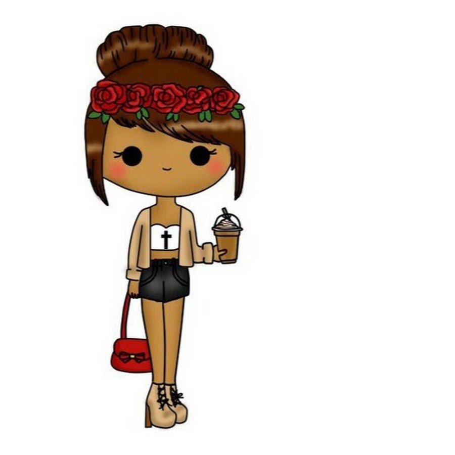 Милые мультяшные девочки