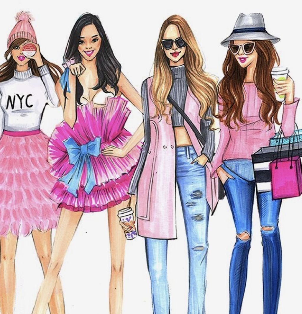 Девушка со спины