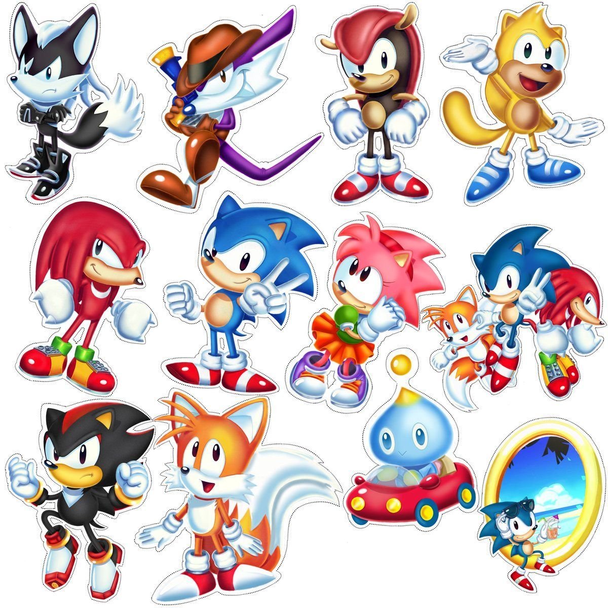 Стикер Соник Sonic Mania