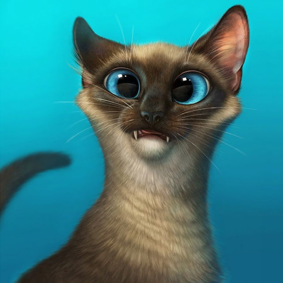 Сиамская кошка арт