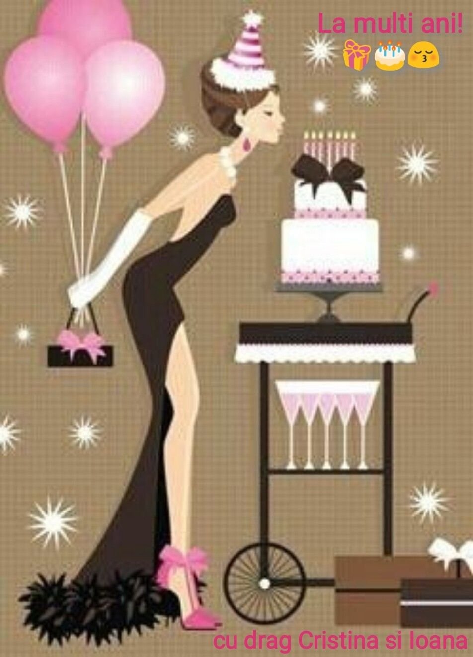 Стильные открытки с днем рождения