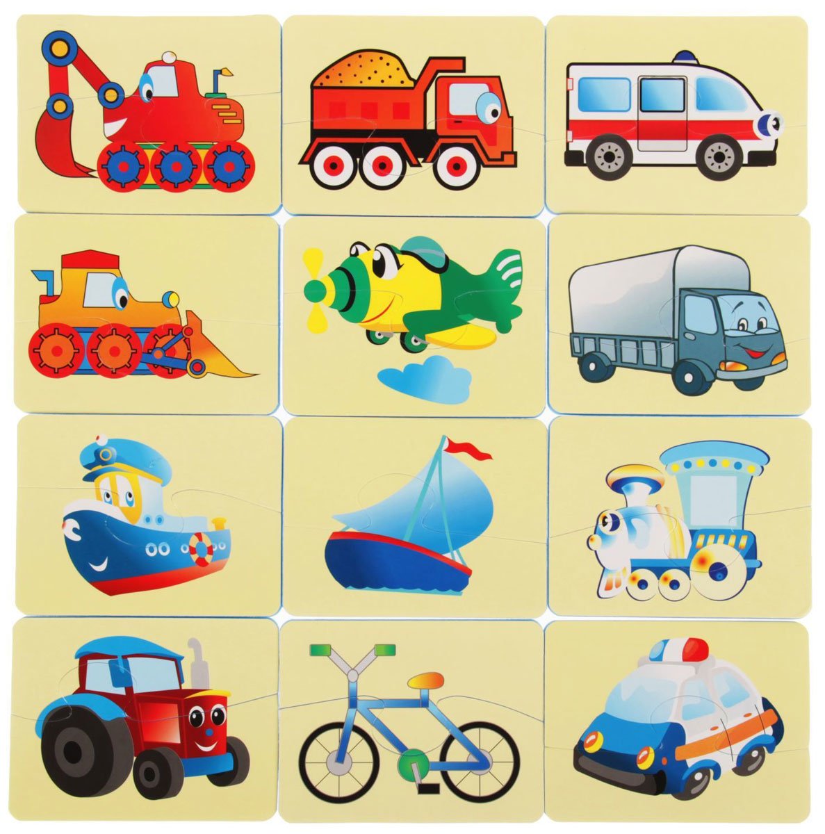 Карточки с предметными картинками