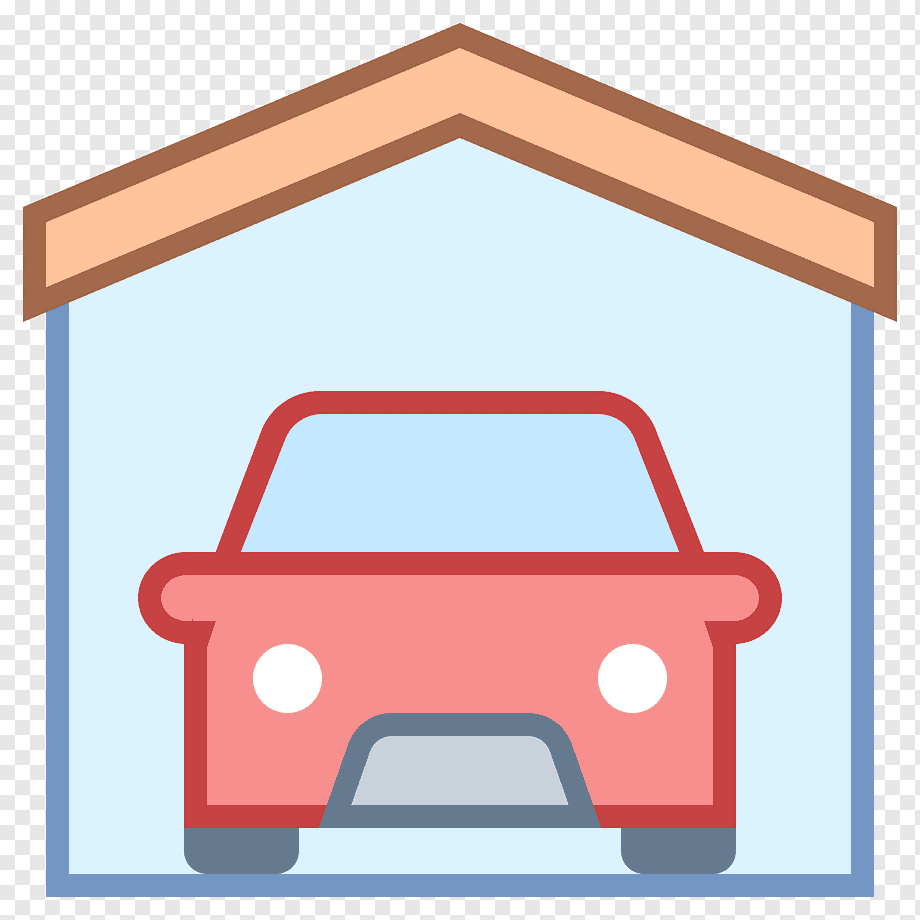 Гараж на прозрачном фоне