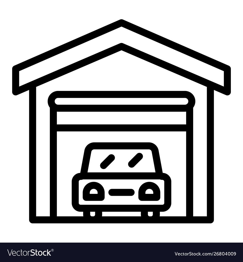 Контур гаража для машинок