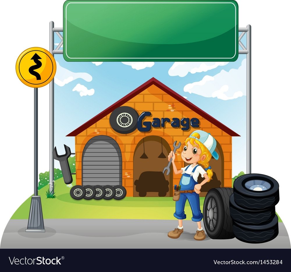 Гараж магазин картинка для детей