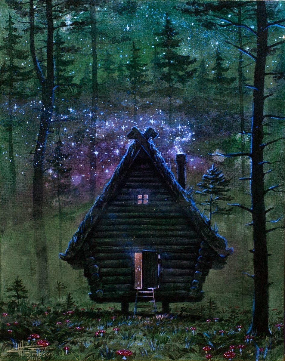 Друскининкай лес избушка