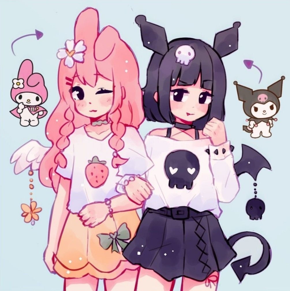 Китти Kuromi Эстетика
