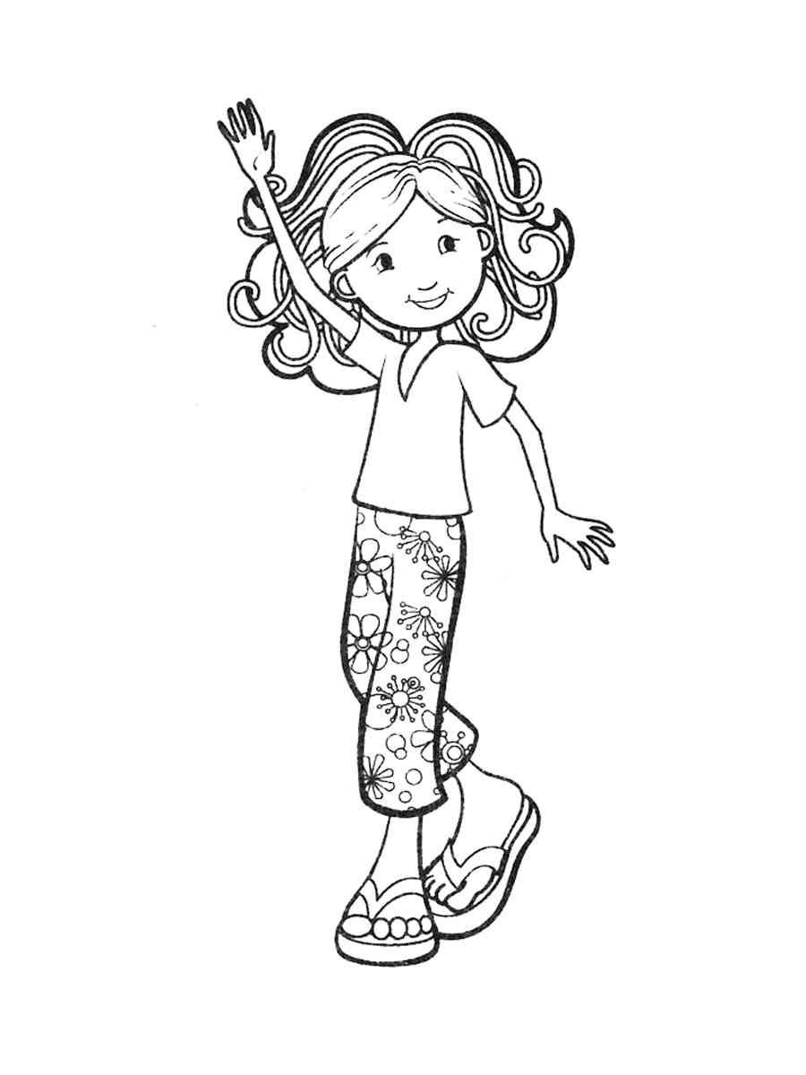 Куклы раскраски для девочек