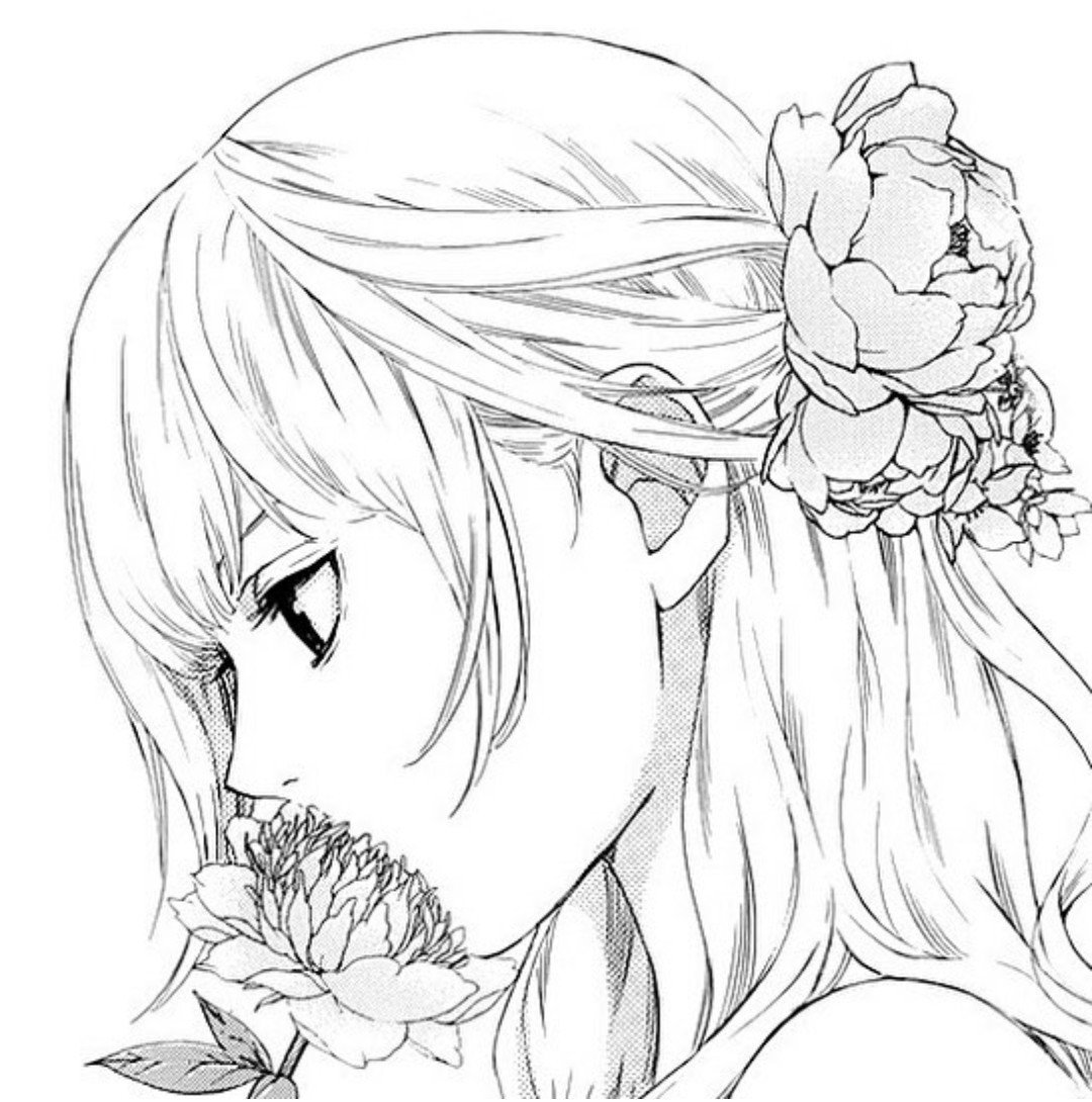 Раскраски для девочек Манга