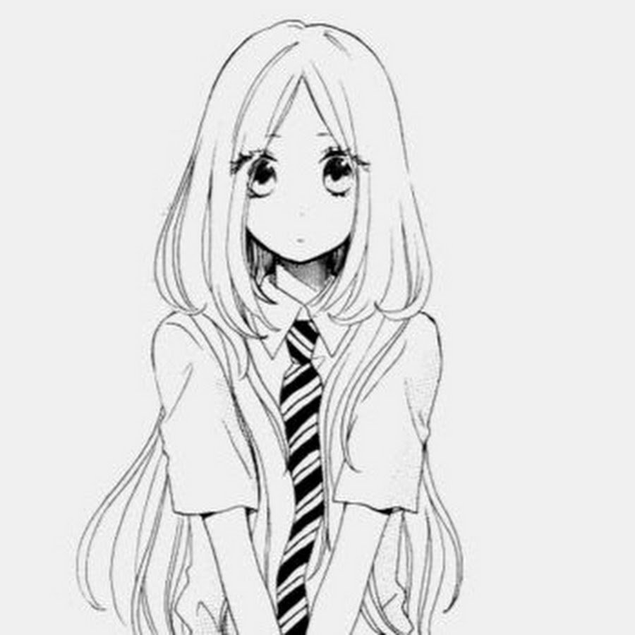 Аниме картинки для срисовки